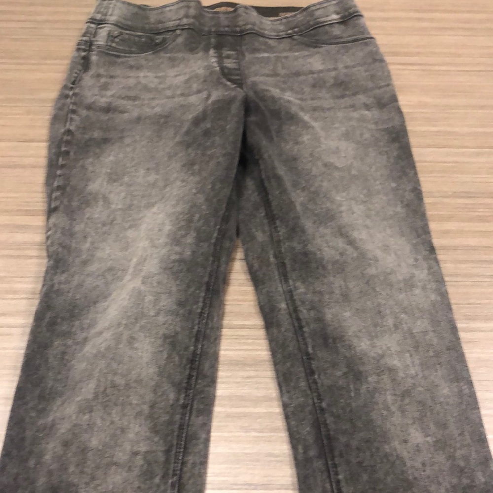 Luxe black denim jeans